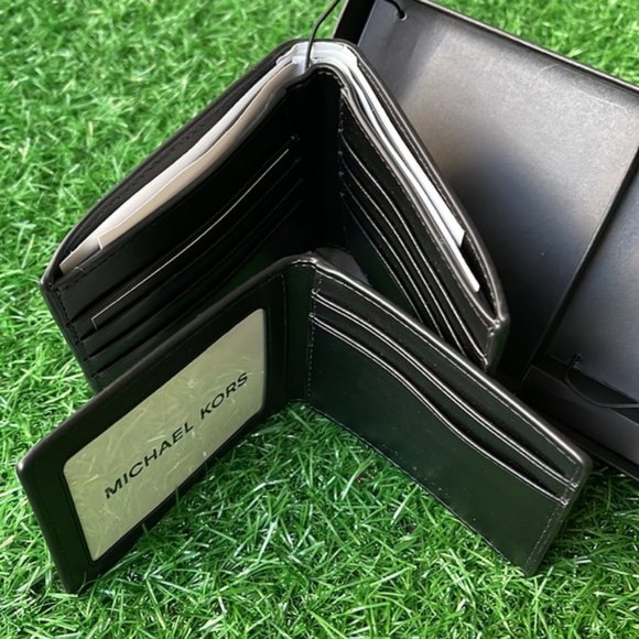 Michael Kors Men`s Gifting Bifold 3 in 1 Wallet Box Set Admiral Multi - Picture 9 of 14